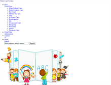 Tablet Screenshot of childcaresydney.com
